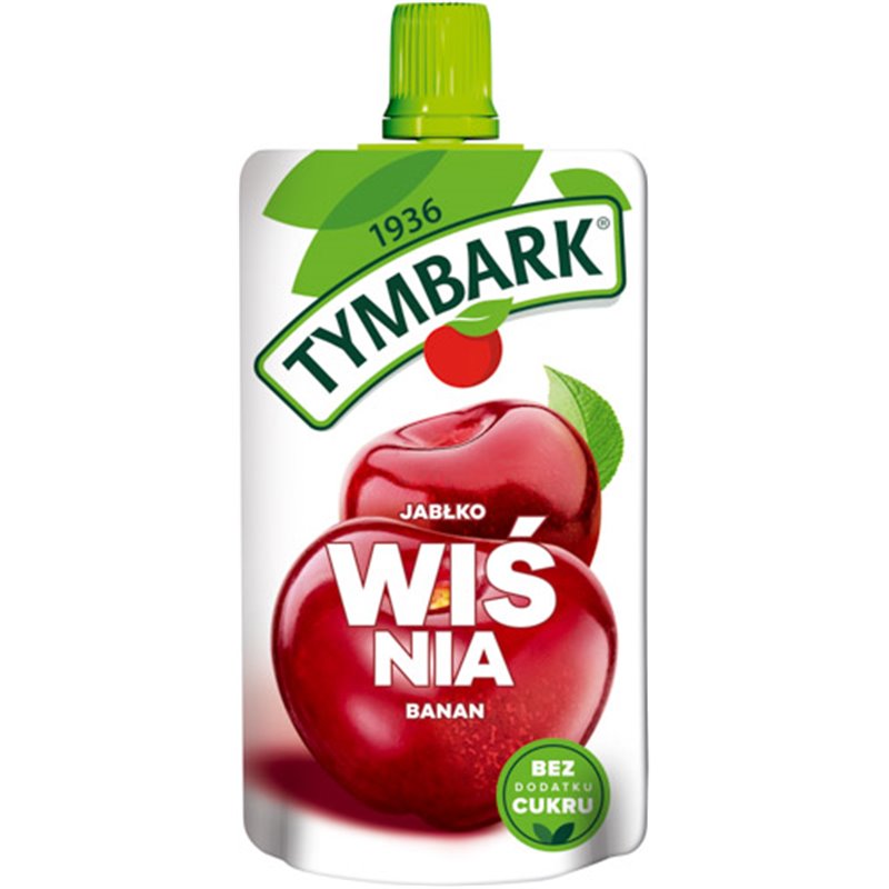 TYMBARK SOK MUS WIŚNIA JABŁKO BANAN 120g