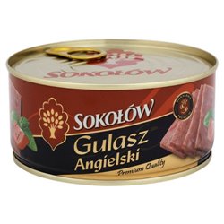 SOKOŁÓW KONSERWA GULASZ ANGIELSKI PREMIUM 300g