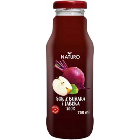 NATURO SOK Z BURAKA Z JABŁKIEM 750ml