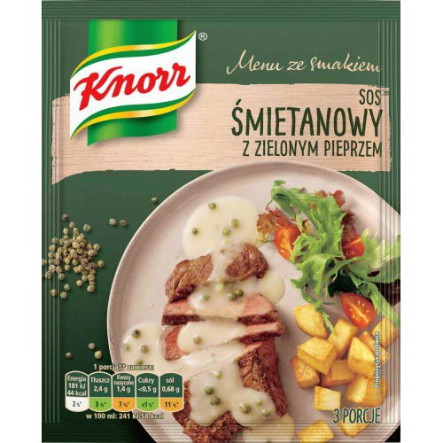 KNORR SOSIE ŚMIETANOWYM Z ZIELONYM PIEPRZEM 30g