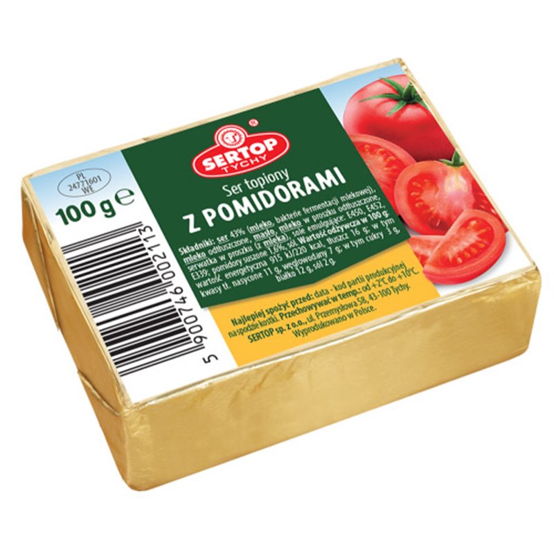 SERTOP SER TOPIONY KOSTKA Z POMIDOR 100g