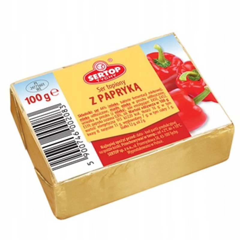 SERTOP SER TOPIONY KOSTKA Z PAPRYKĄ 100g