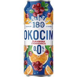 OKOCIM PIWO 0% ŻURAWINA Z POMARAŃCZĄ 500ML