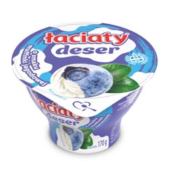 MLEKPOL DESER ŁACIATY MUFINKI Z JAGODAMI 170g