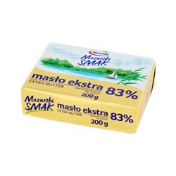 MLEKPOL MASŁO MAZURSKI MSMAK EXTRA 83% 200g