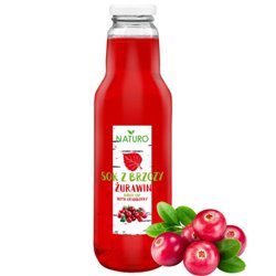BIONATURO SOK BRZOZOWY Z ŻURAWINĄ 750ml