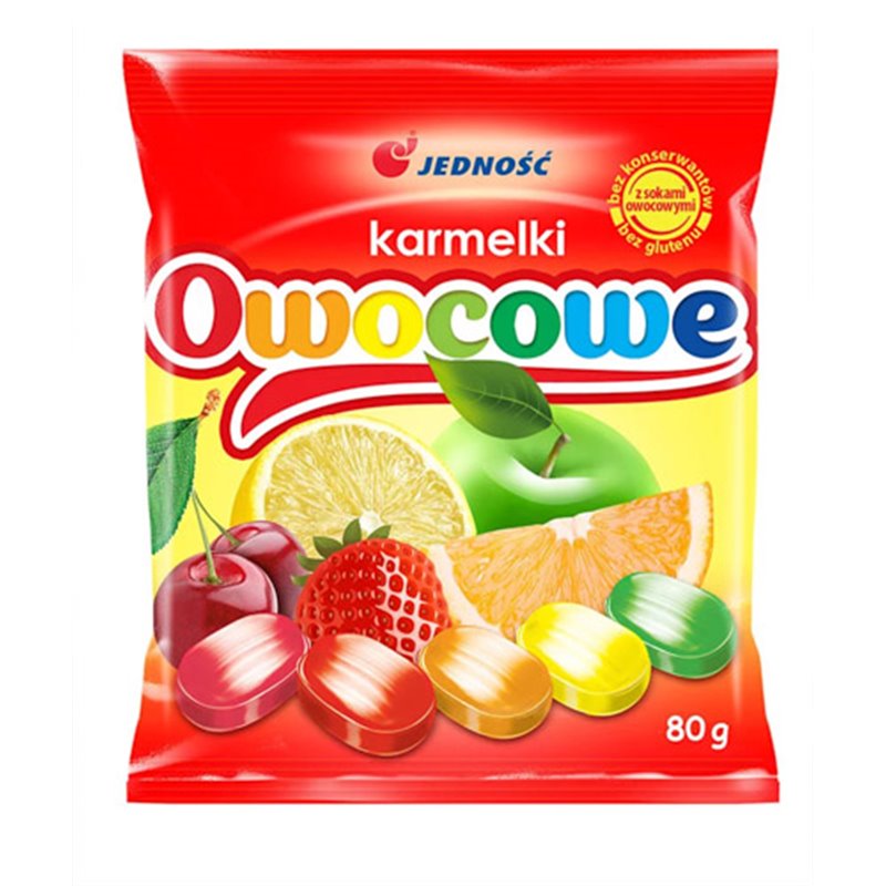 JEDNOŚĆ LANDRYNKI OWOCOWE 80g