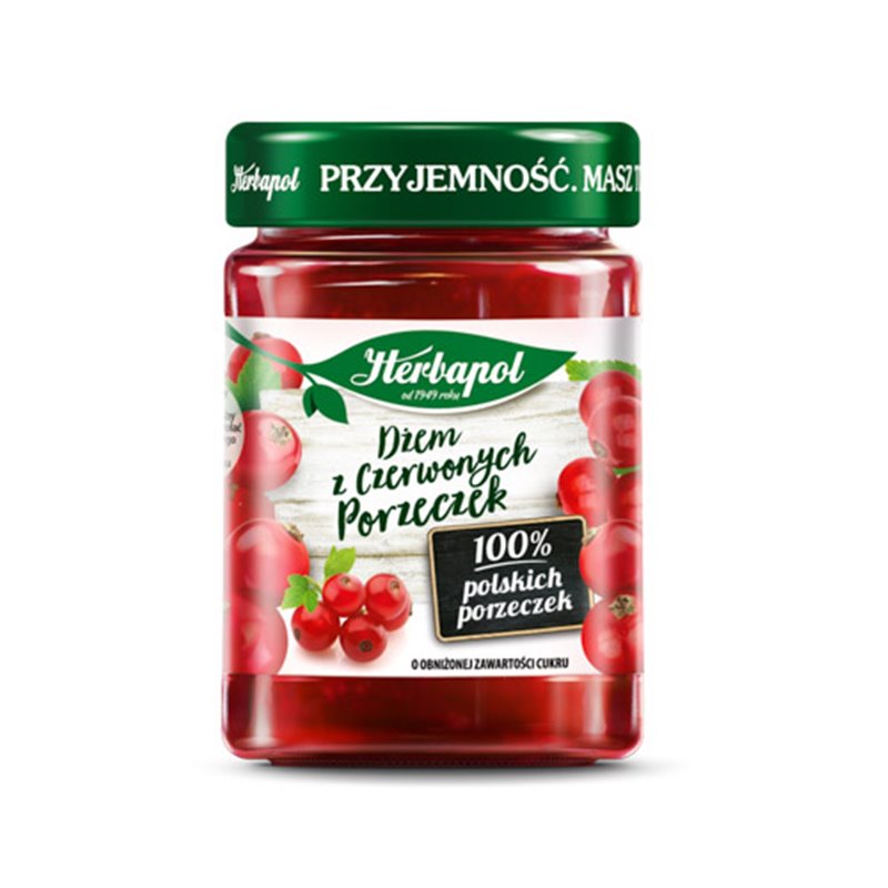 HERBAPOL DŻEM CZERWONA PORZECZKA 280g