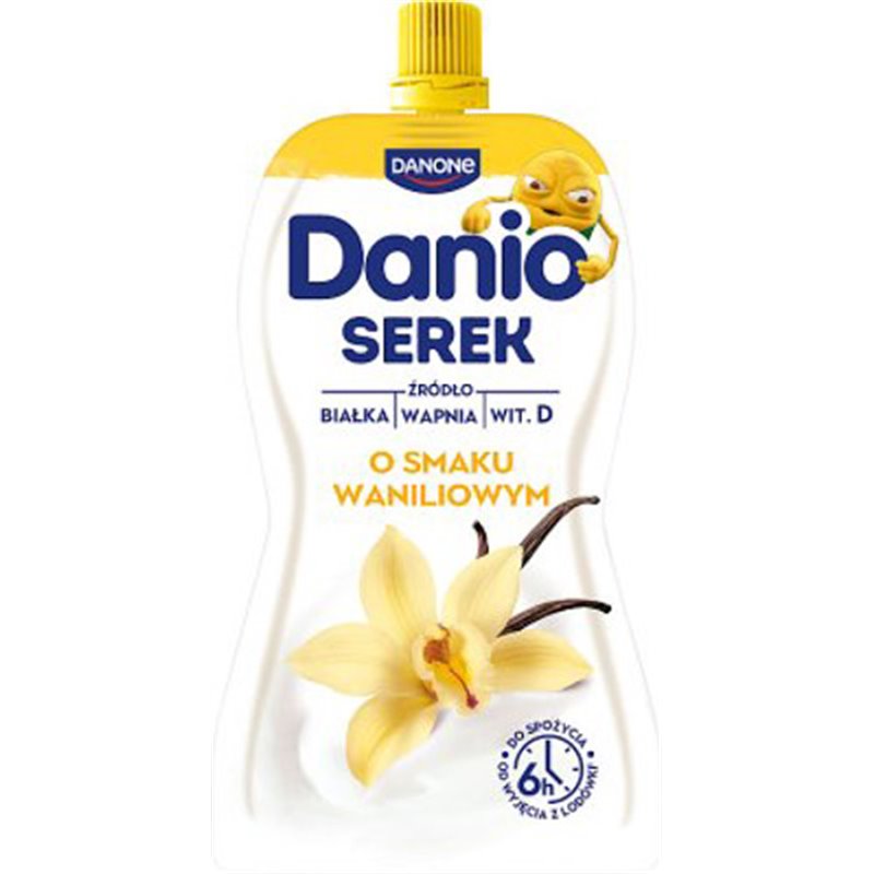 DANONE SEREK DANIO WANILIA SASZETKA 120g