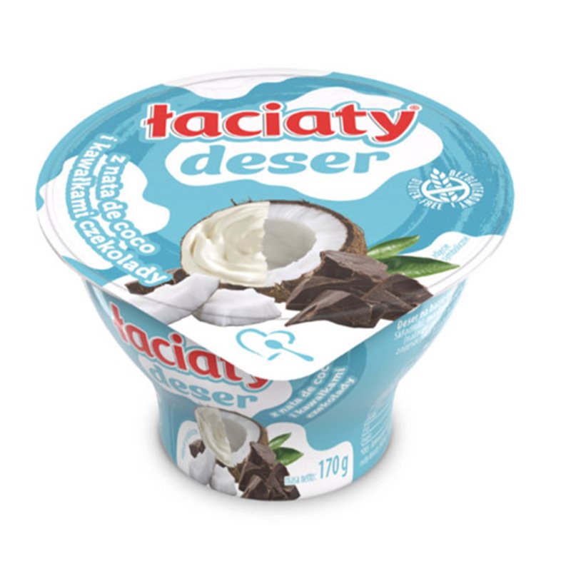 MLEKPOL DESER ŁACIATY NATA DE COCO Z CZEKOLADĄ 170g