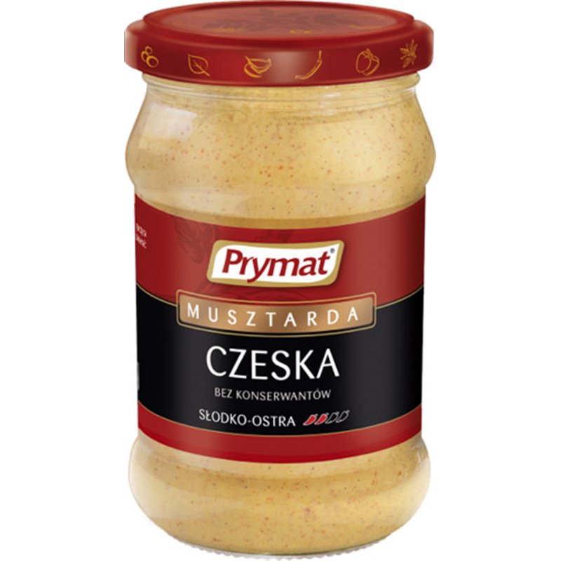 PRYMAT MUSZTARDA CZESKA 285g