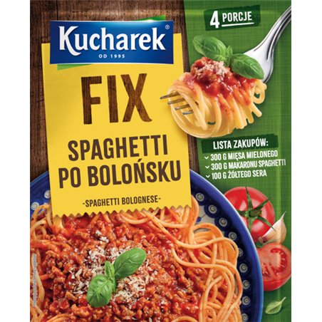 PRYMAT PRZYPRAWA KUCHAREK SPAGHETTI PO BOLOŃSKU 41g