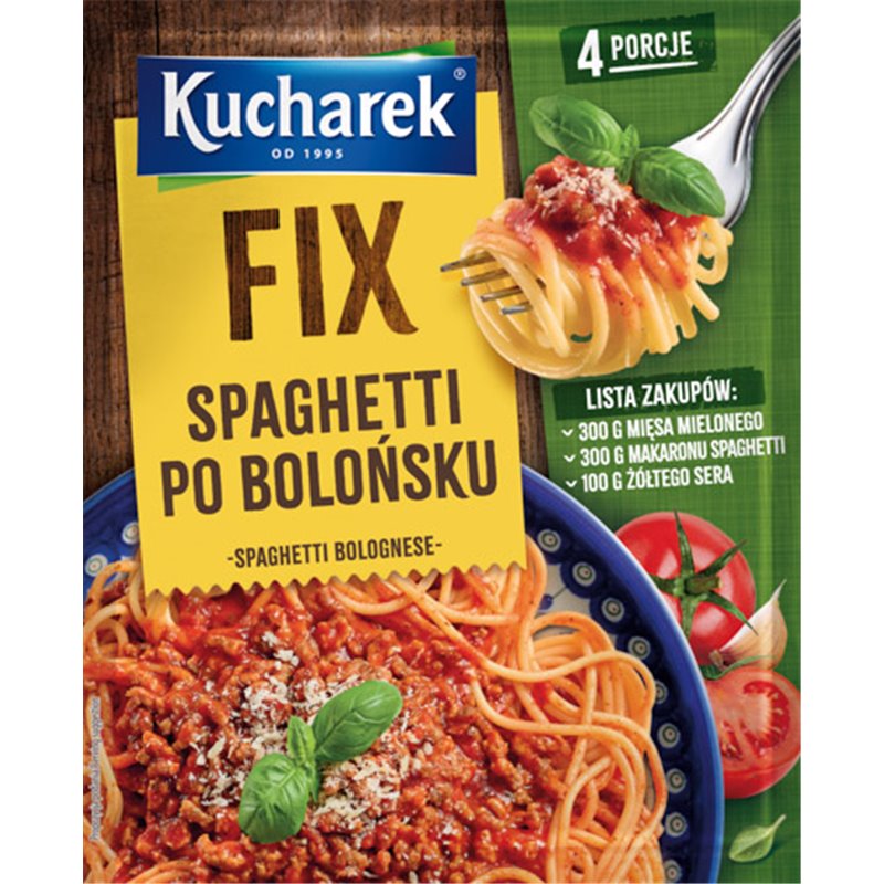 PRYMAT PRZYPRAWA KUCHAREK SPAGHETTI PO BOLOŃSKU 41g