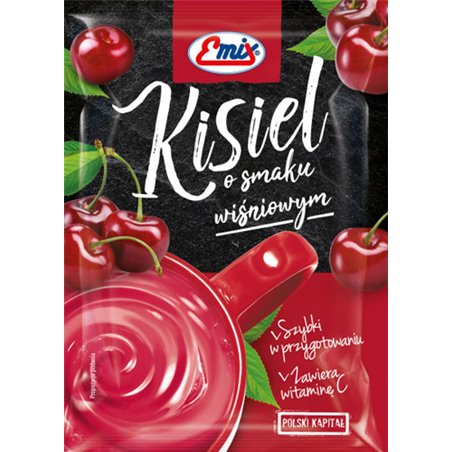 EMIX KISIEL WIŚNIOWY BEZ CUKRU 40g