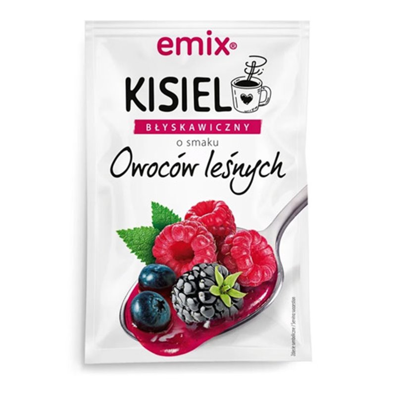 EMIX KISIEL BŁYSKAWICZNY OWOCE LEŚNE 30g