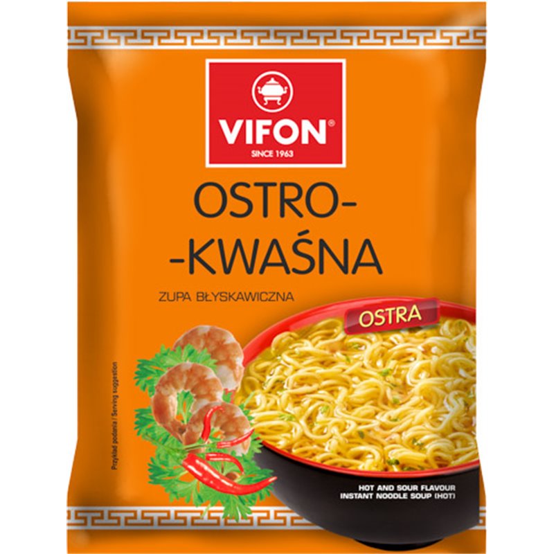 VIFON ZUPA BŁYSKAWICZNA OSTRO-KWAŚNA 70g