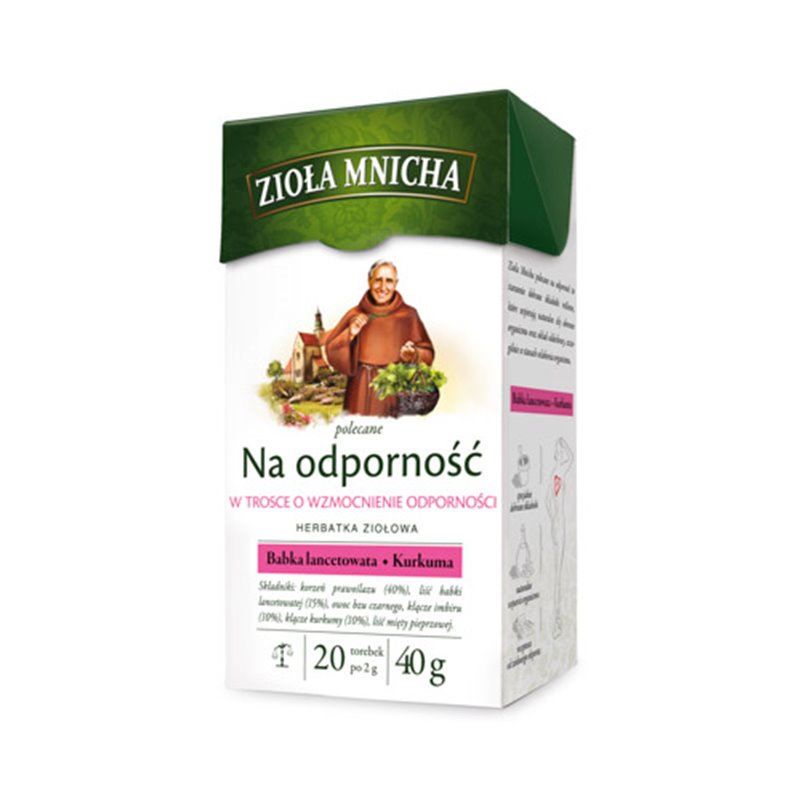 HERBAPOL HERBATA BIG-ACTIVE ZIOŁA MNICHA NA ODPORNOŚĆ 20x2g 40g