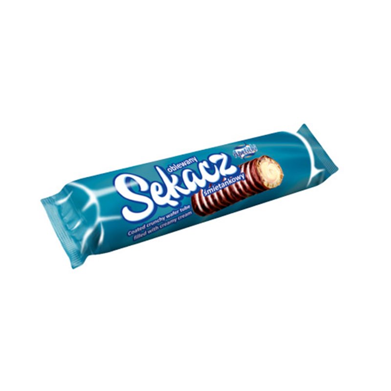 EUROBRAND BATON SĘKACZ ŚMIETANKOWY W CZEKOLADZIE 38g