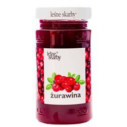 LEŚNE SKARBY KONFITURA ŻURAWINA DO MIES I SERÓW 320g