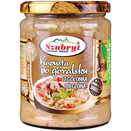 SZUBRYT DANIE KAPUSTA Z GOLONKĄ PO GÓRALSKU 400g+70g GRATIS