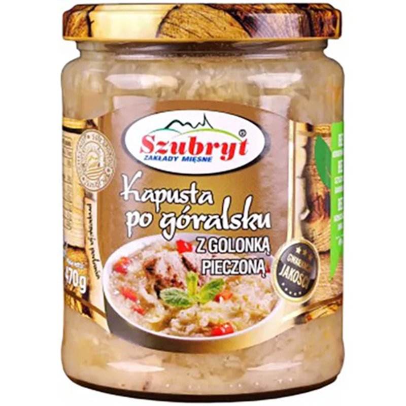 SZUBRYT DANIE KAPUSTA Z GOLONKĄ PO GÓRALSKU 400g+70g GRATIS