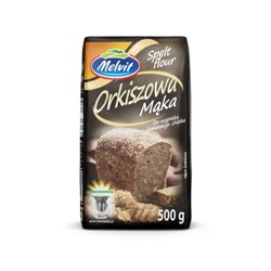 MELVIT MĄKA ORKISZOWA 4x100g 500g