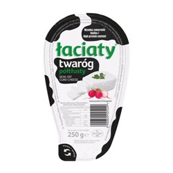 MLEKPOL SER TWARÓG ŁACIATY PÓŁTŁUSTY 4% 250g