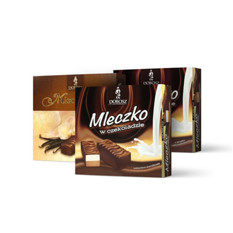 DOBOSZ CZEKOLADKA MLECZKO KAKAOWE DUO W CZEKOLADZIE 400g