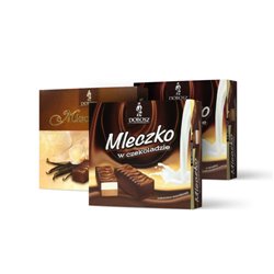 DOBOSZ CZEKOLADKA MLECZKO KAKAOWE DUO W CZEKOLADZIE 400g