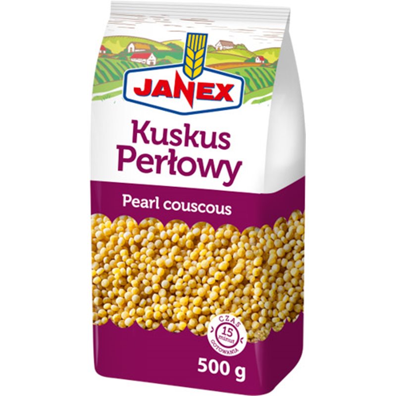 JANEX KASZA KUSKUS PERŁOWY 500g