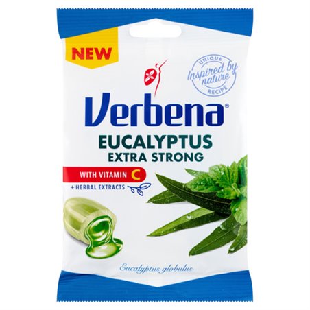 VERBENA CUKIERKI ZIOŁOWE EUKALIPTUS EXTRA STRONG 60g