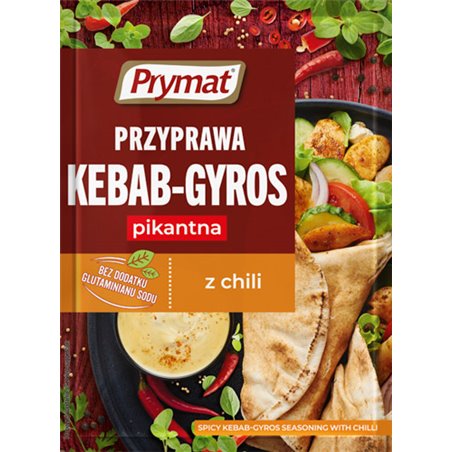 PRYMAT PRZYPRAWA KEBAB-GYROS PIKANTNA 30g