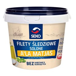 SEKO FILETY ŚLEDZIOWE MATIAS SOLONE 400/800g 