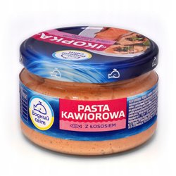 WODNY SWIAT PASTA Z KAWIOREM I ŁOSOSIEM 160g