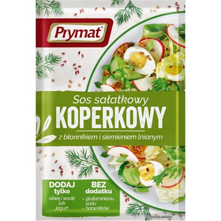 PRYMAT SOS SAŁATKOWY KOPERKOWO-ZIOŁOWY 9g