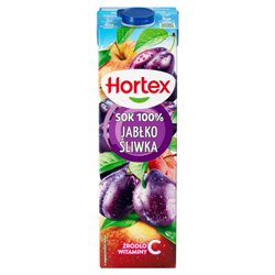 HORTEX SOK ŚLIWKA 100% 1L
