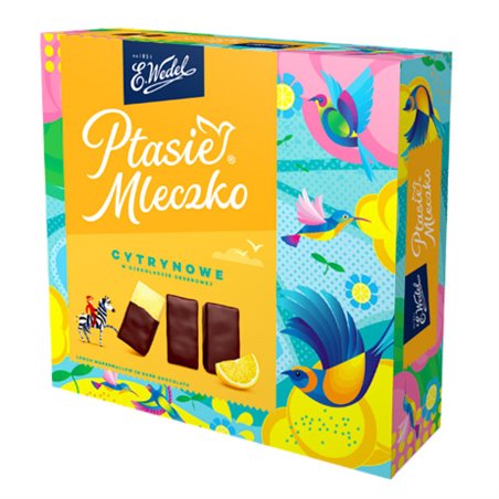 WEDEL PTASIE MLECZKO CYTRYNOWE 340g