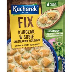 PRYMAT ΜΠΑΧΑΡΙΚΟ KUCHAREK FIX ΚΟΤΟΠΟΥΛΟ ΣΕ ΣΑΛΤΣΑ ΚΡΕΜΑΣ ΜΕ ΒΟΤΑΝΑ 30g