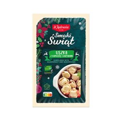 U JĘDRUSIA DANIE USZKA Z KAPUSTĄ I GRZYBAMI 800g