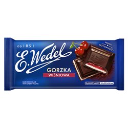WEDEL CZEKOLADA GORZKA Z WIŚNIĄ 100g