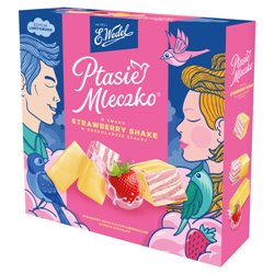 WEDEL ΣΟΚΟΛΑΤΑΚΙΑ PTASIE MLECZKO SHAKE ΦΡΑΟΥΛΑ 340ΓΡ