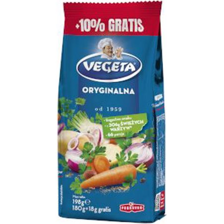 PODRAVKA PRZYPRAWA VEGETA 180g+10% 198g