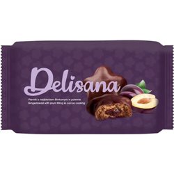 DELICPOL PIERNIKI GWIAZDKI ŚLIWKOWE W CZEKOLADZIE 200g