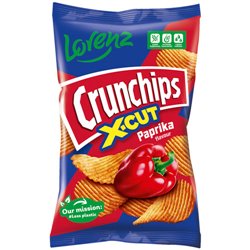 LORENZ ΠΑΤΑΤΑΚΙΑ CRUNCHIPS X-CUT ΠΙΠΕΡΙΑ 130γρ