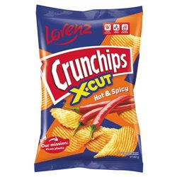 LORENZ ΠΑΤΑΤΑΚΙΑ CRUNCHIPS X-CUT HOT&SPICY 130γρ