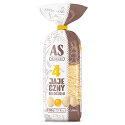AS BABUNI MAKARON DO ROSOŁU 4-JAJECZNE 250g