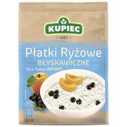 KUPIEC PŁATKI RYŻOWE BŁYSKAWICZNE FOLIA 250g