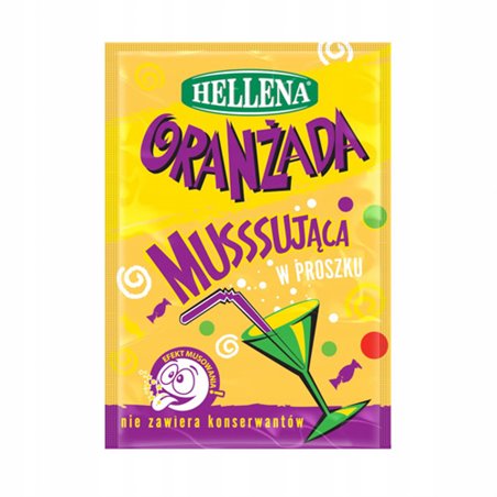 HELLENA NAPÓJ ORANŻADA ŻÓŁTA W POSZKU 18g