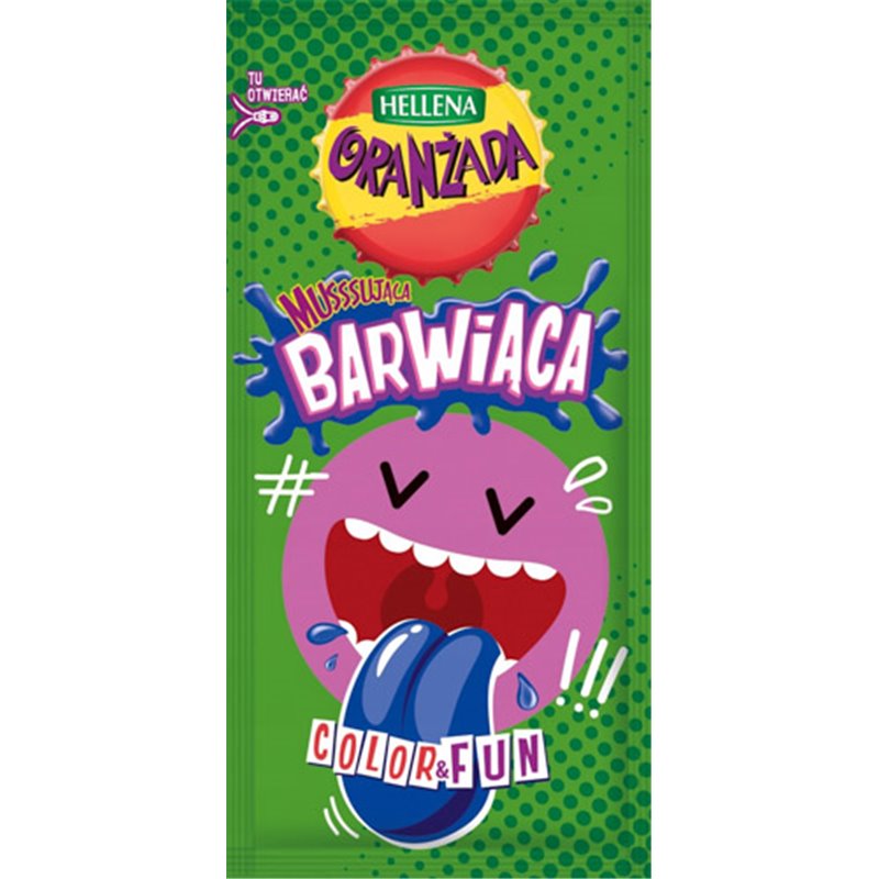 HELLENA NAPÓJ ORANŻADA BARWIĄCA W POSZKU 6g