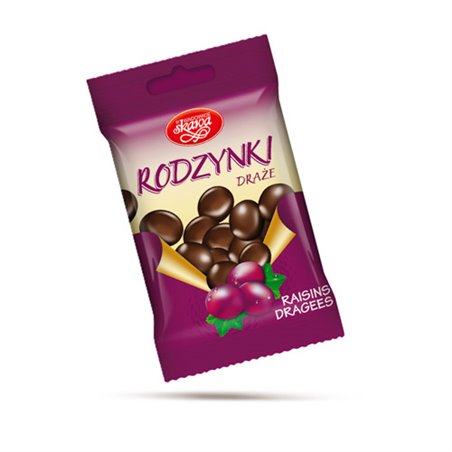 SKAWA DRAŻE RODZYNKI W CZEKOLADZIE 70g
